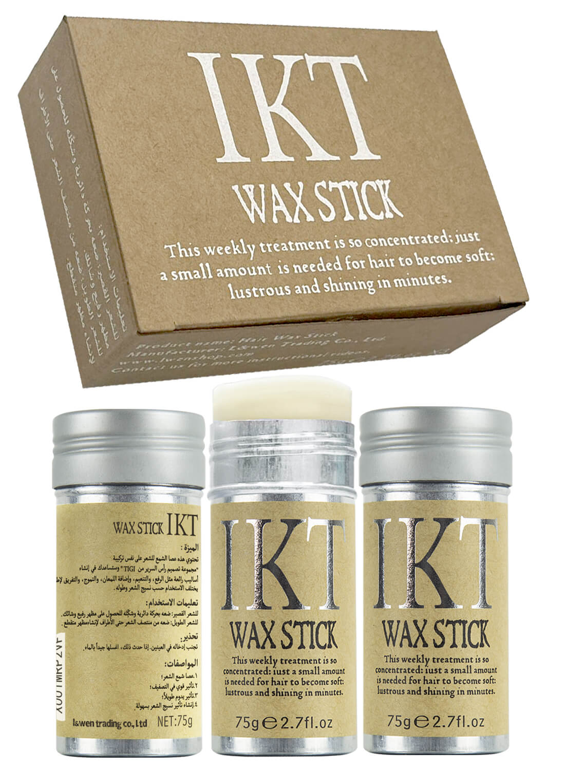 IKT Hair Wax Stick Non-greasy 75*3