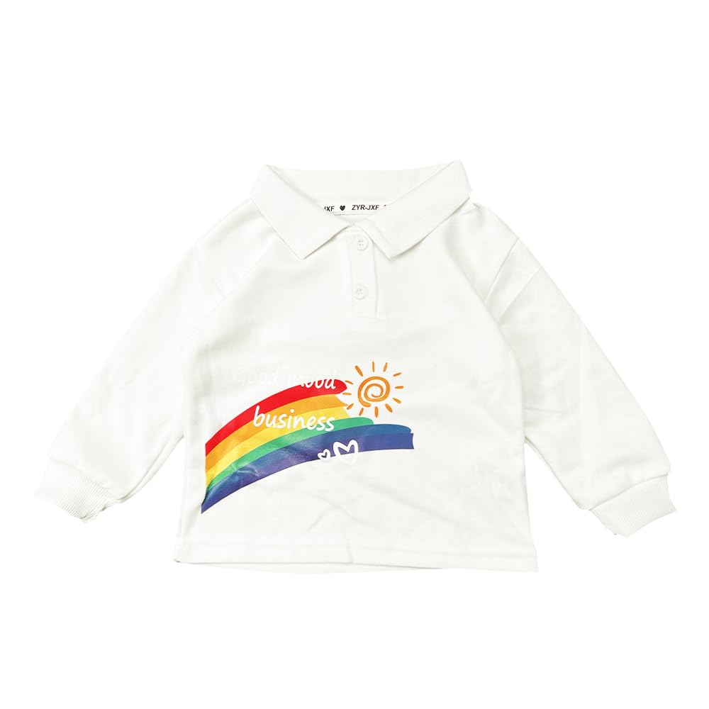 L&Wen Boys Long Sleeve Polo Shirt
