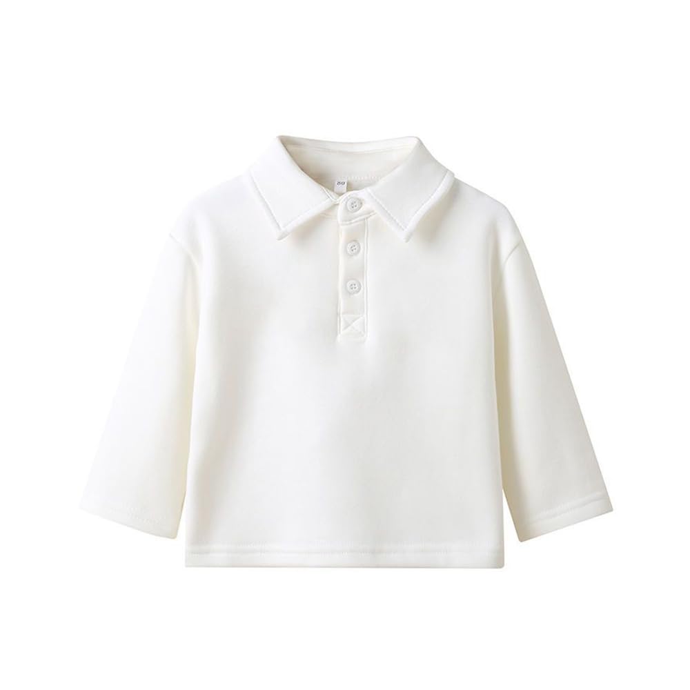 L&Wen Boys Long Sleeve Polo Shirt