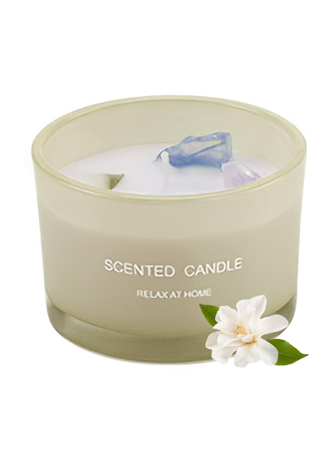 Scented Candle, Lasting Soy Wax Aromatherapy Candle for Home Spa Office Décor 90g