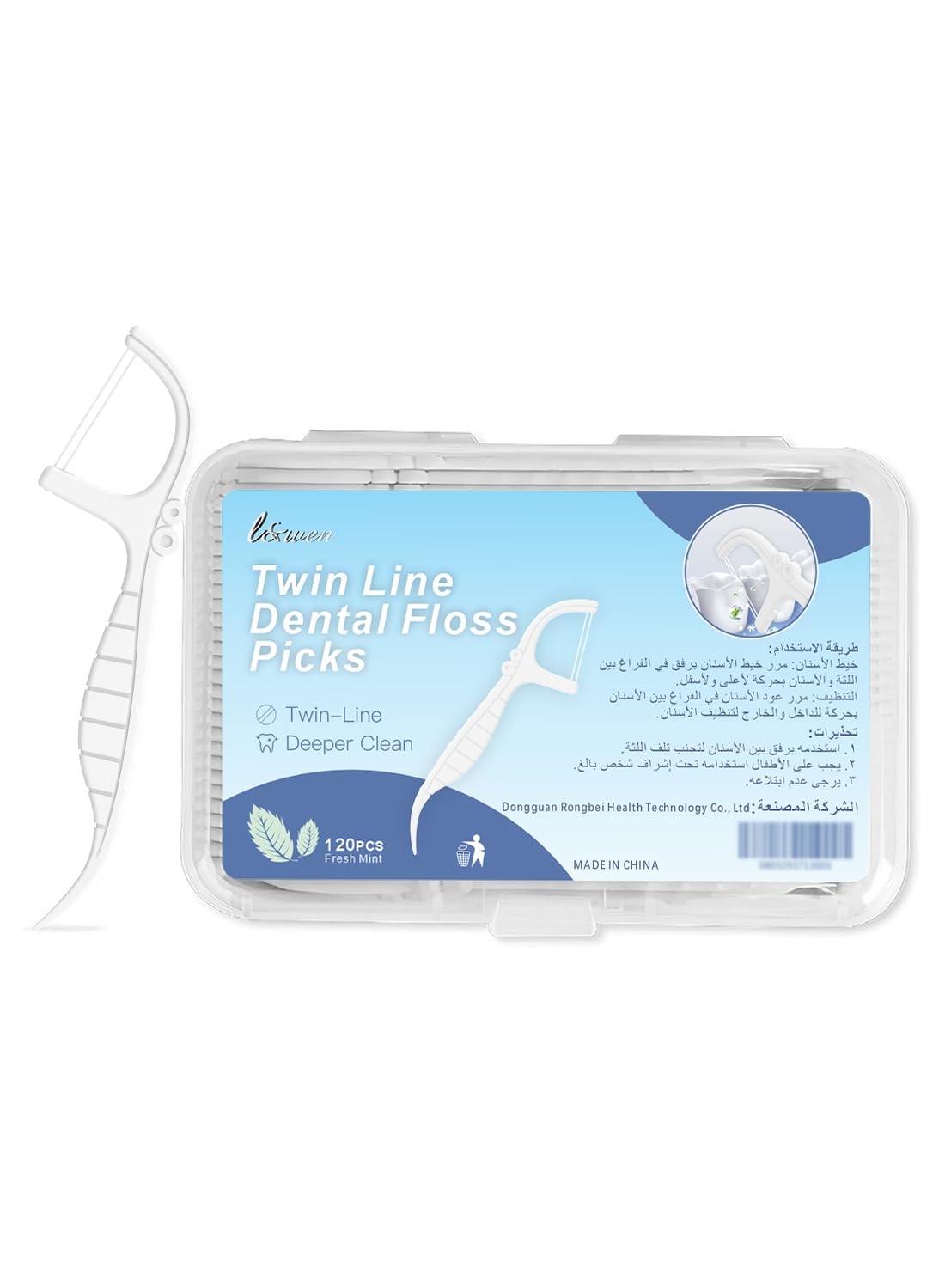 Disposable Dental Floss Picks, Portable Toothpicks Flossers