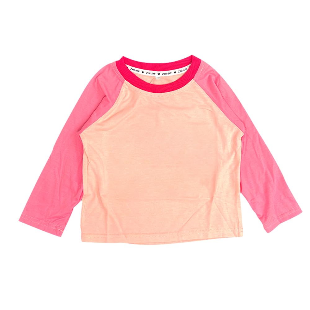 L&Wen Girls Crewneck Raglan Long Sleeves T-shirt