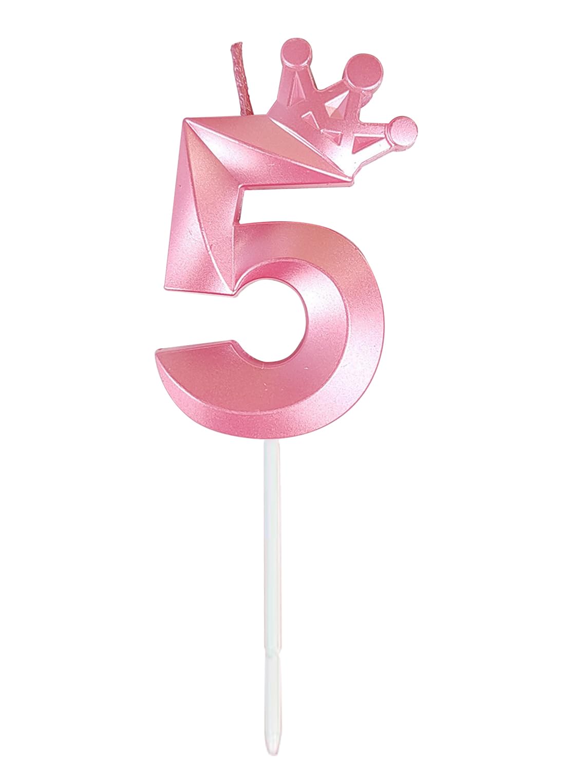 l&Wen Birthday Candles Twisted, Long Thin Spiral Candle with Holders for Wedding Party Decorations (6 Pcs, Silver Twisted Collection)