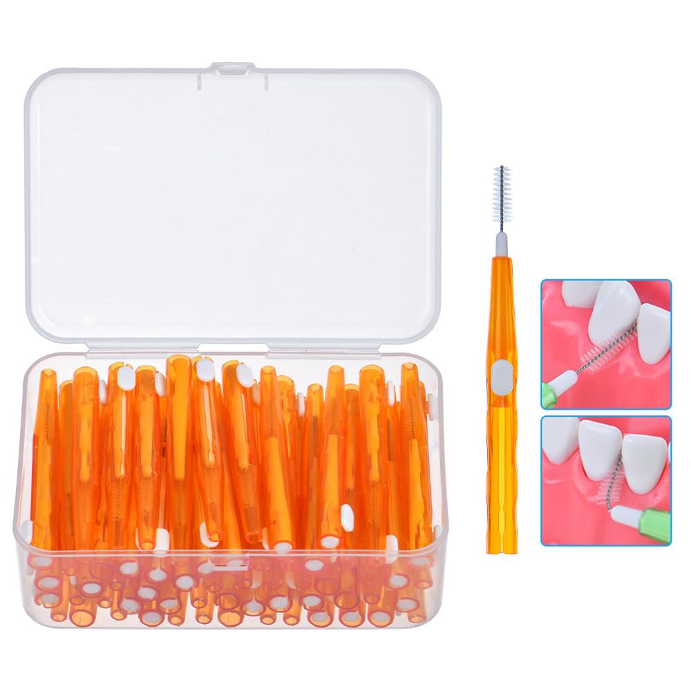Push-Pull Interdental Brush, Dental Toothpick Floss