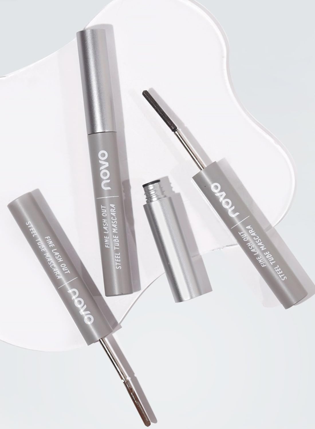 Mascara, Volumizing Lengthening Defining Lifting Curling Multiplying Eye Makeup Lash Extension, No Smudging Long Lasting Waterproof Mascara for Women