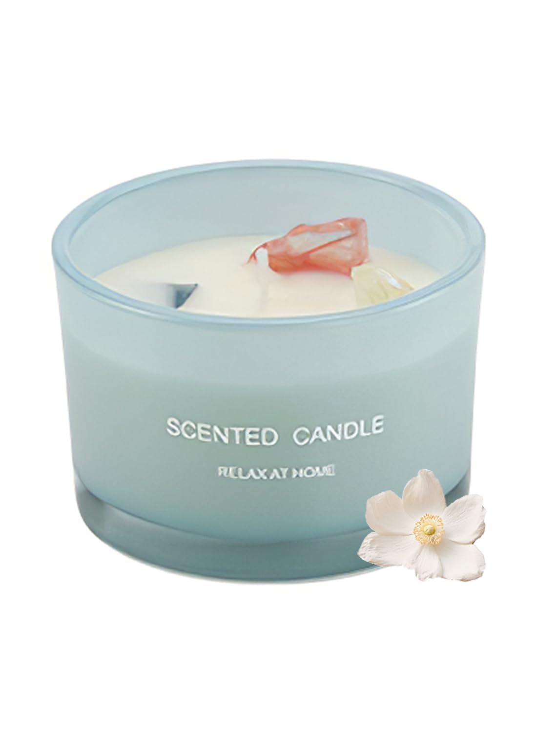 Scented Candle, Lasting Soy Wax Aromatherapy Candle for Home Spa Office Décor 90g