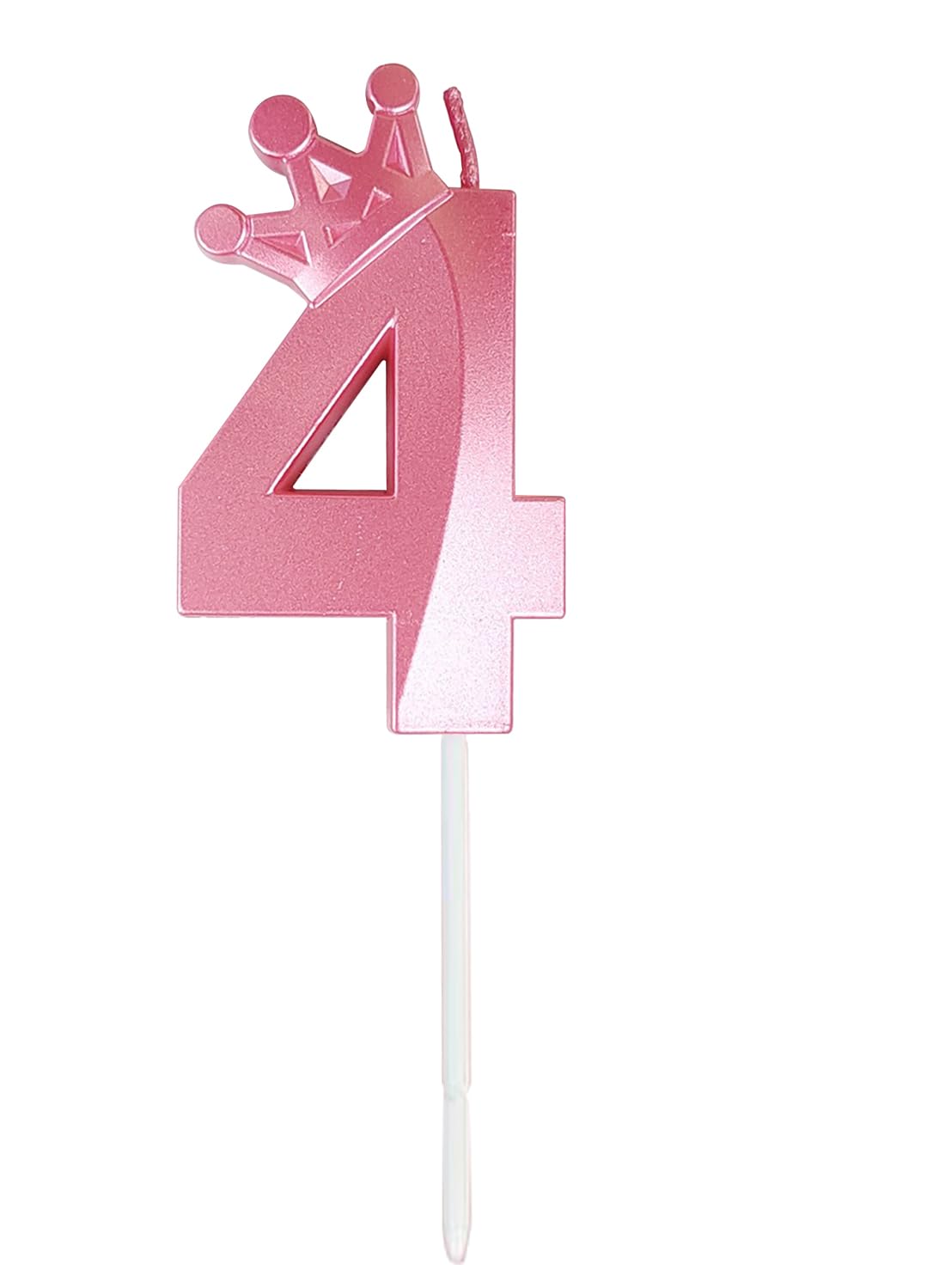 l&Wen Birthday Candles Twisted, Long Thin Spiral Candle with Holders for Wedding Party Decorations (6 Pcs, Silver Twisted Collection)