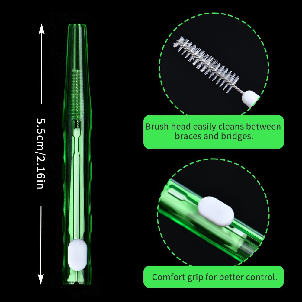 Push-Pull Interdental Brush, Dental Toothpick Floss