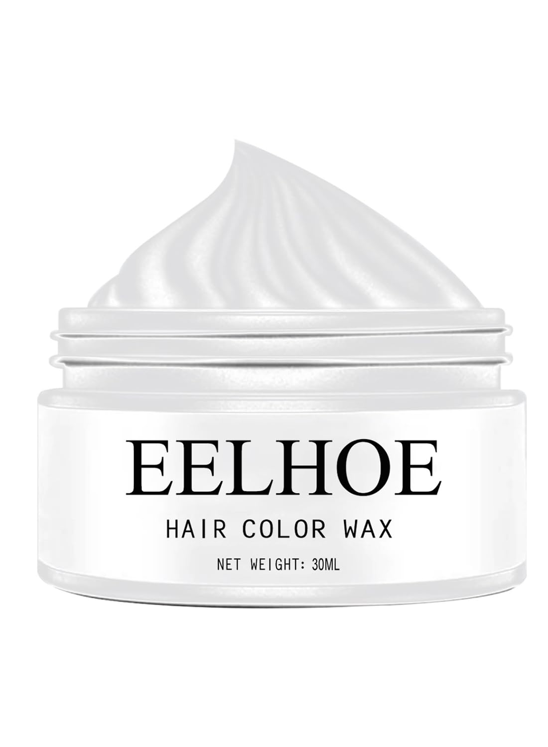 Hair Color Wax, Natural Temporary Hair Dye Styling Cream, Long Lasting Fluffy, Easy to Apply, Washable Instant Hair Color Hairstyle DIY Wax, for Parties Cosplay & Fashion Events 30ml