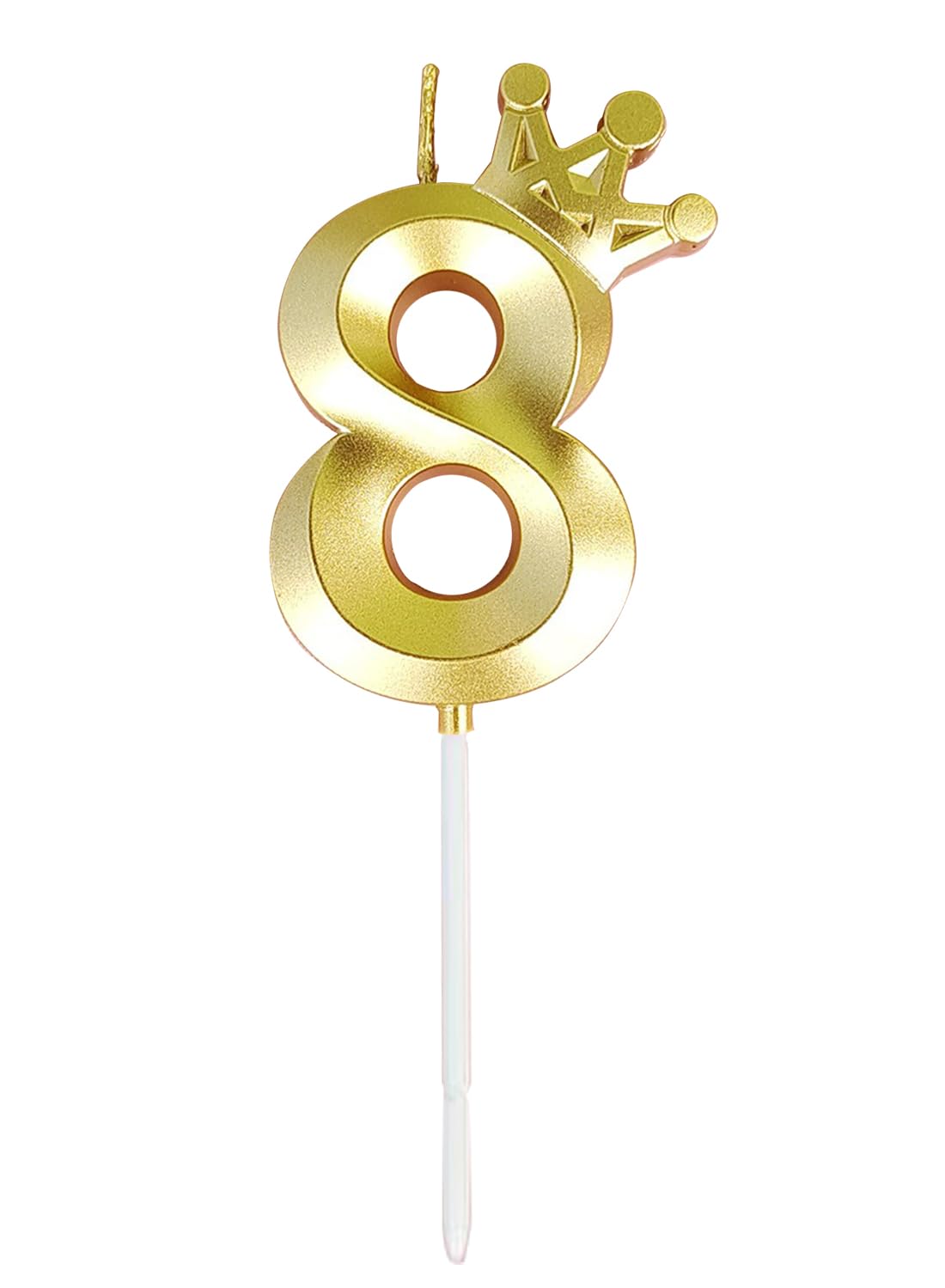 l&Wen Birthday Candles Twisted, Long Thin Spiral Candle with Holders for Wedding Party Decorations (6 Pcs, Silver Twisted Collection)