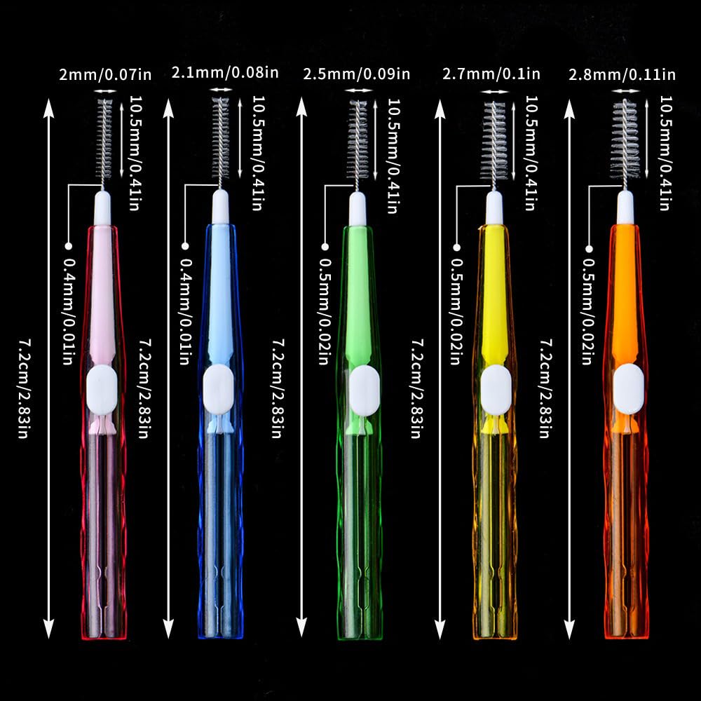 Push-Pull Interdental Brush, Dental Toothpick Floss