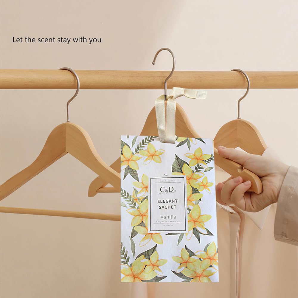 Scent Sachets, Hanging Long Lasting Air Freshener for Wardrobes & Cars Décor 20g