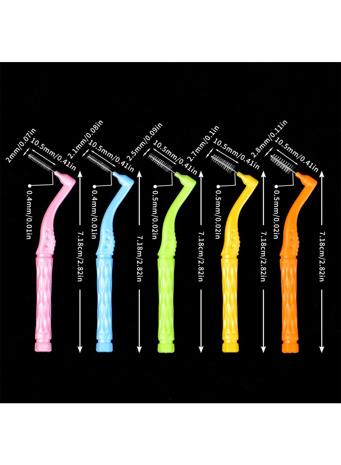 L-Shaped Interdental Brushes, Dental Toothpick Floss