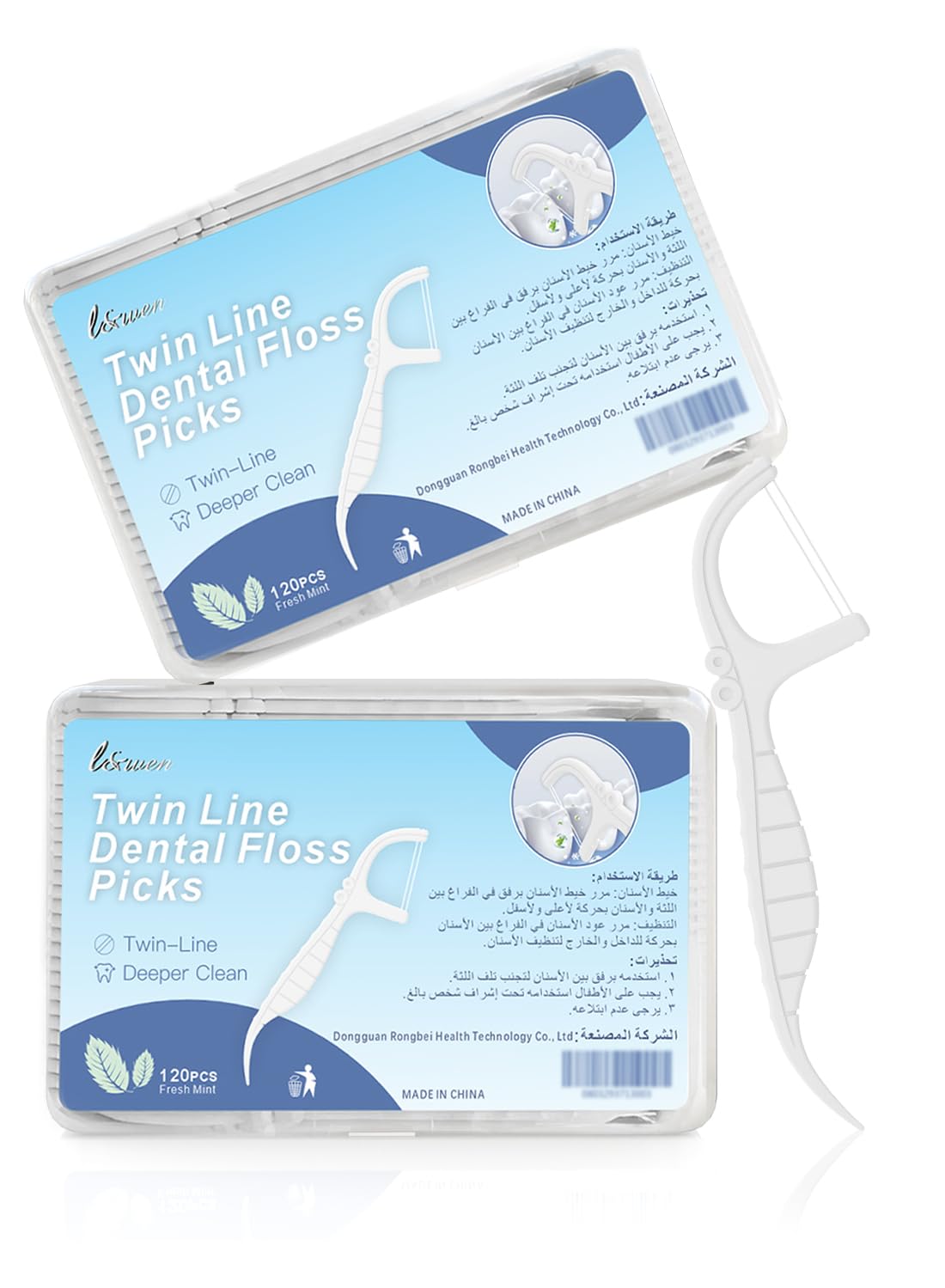 Disposable Dental Floss Picks, Portable Toothpicks Flossers