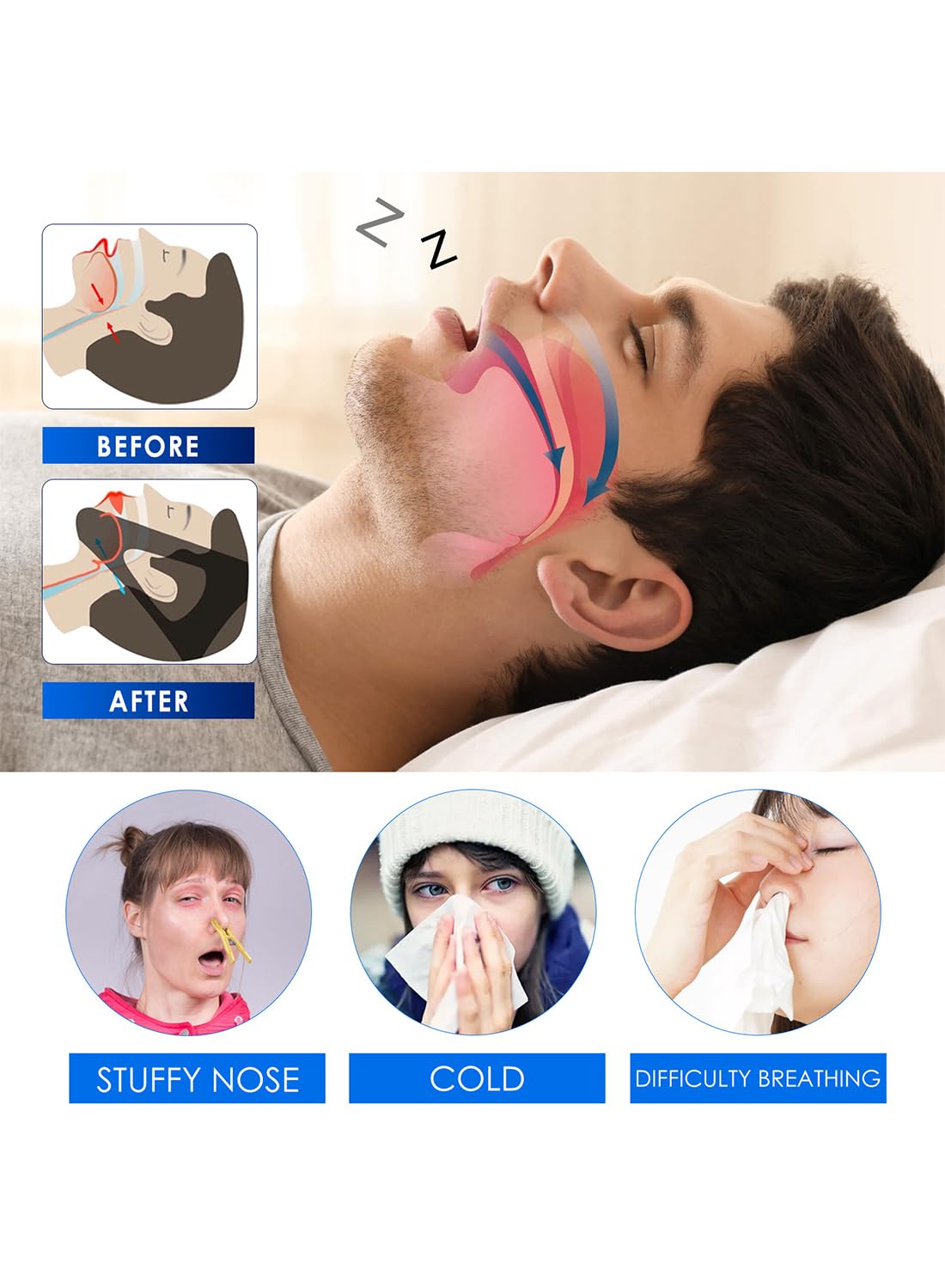 Nasal Spray, Preservative Free Sterile Fast Snoring Relief Nasal Spray - 30ml