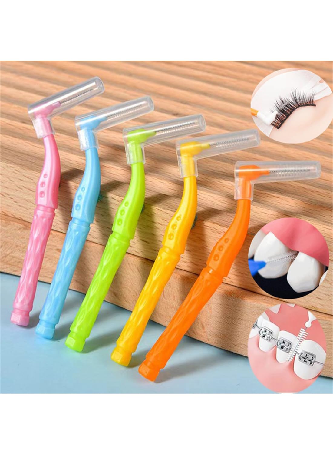 L-Shaped Interdental Brushes, Dental Toothpick Floss