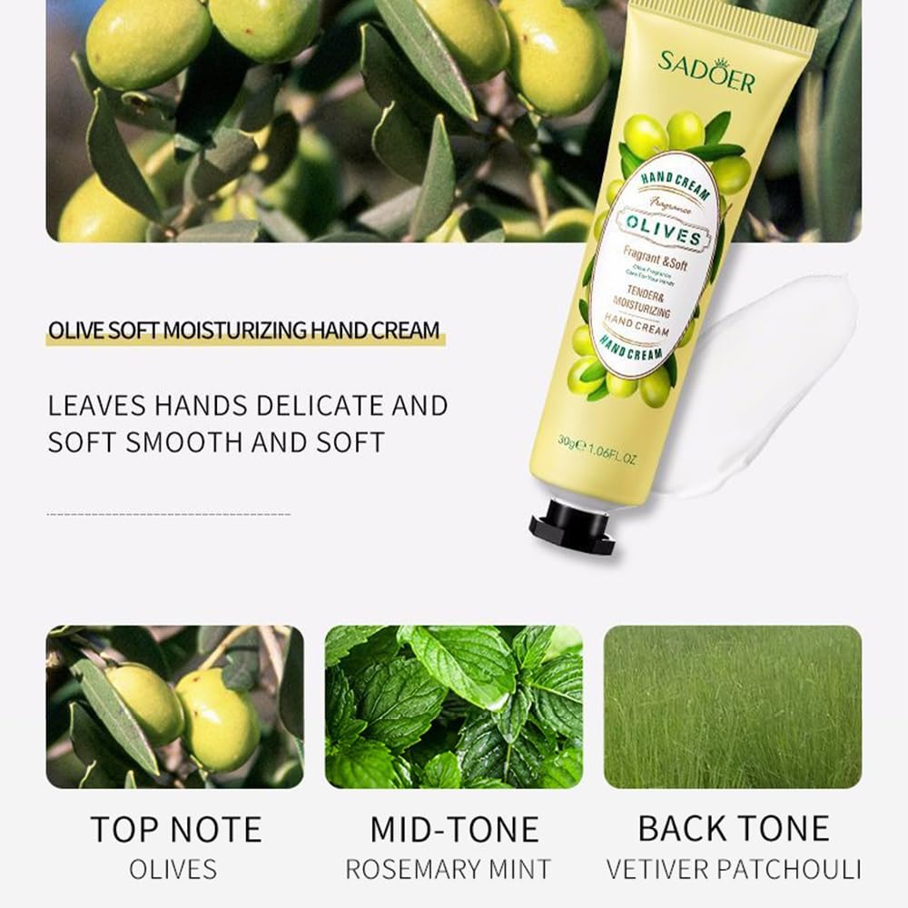 Hand Cream Gift Set, Hand Lotion Gift Kit for Dry Cracked Hands - 5 Packs