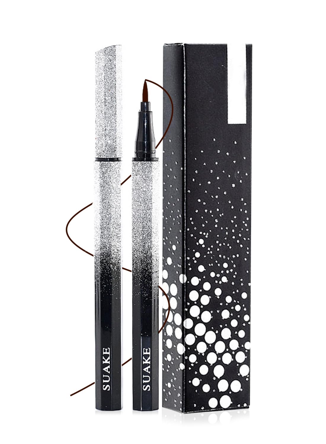 Liquid Eyeliner Pen, Ultra Fine Precise Quick Drying Liquid Eyeliner, Long Wear Waterproof Easy to Use Eye Makeup Wear, Defines Eyes
