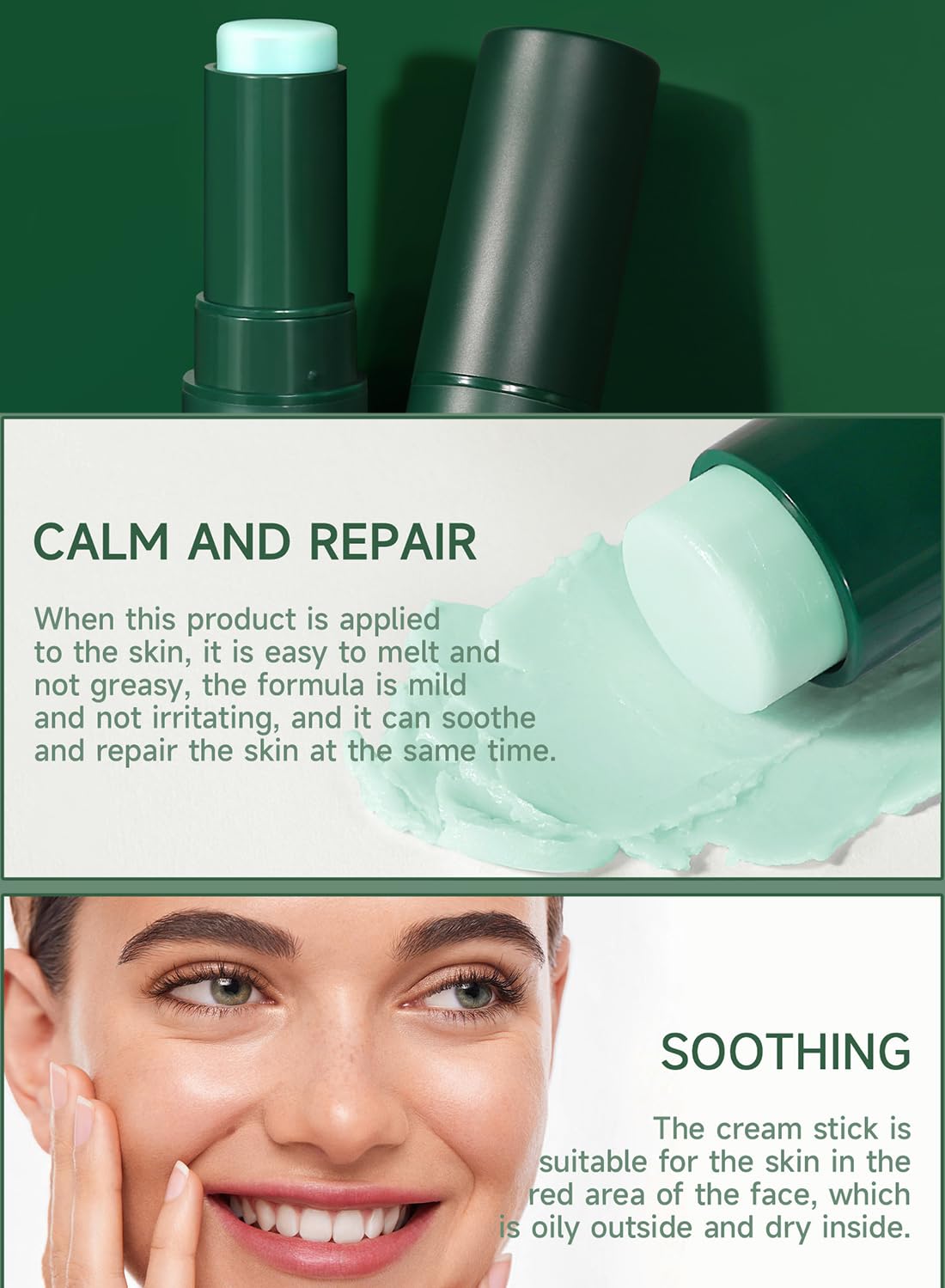 L&Wen Soothing Multi Balm, Moisturizing Nourishing Face Moisturizer, Repairs the Redness, Strengthens the Skin Barrier, Soothes Skin Discomfort, for Face and Body