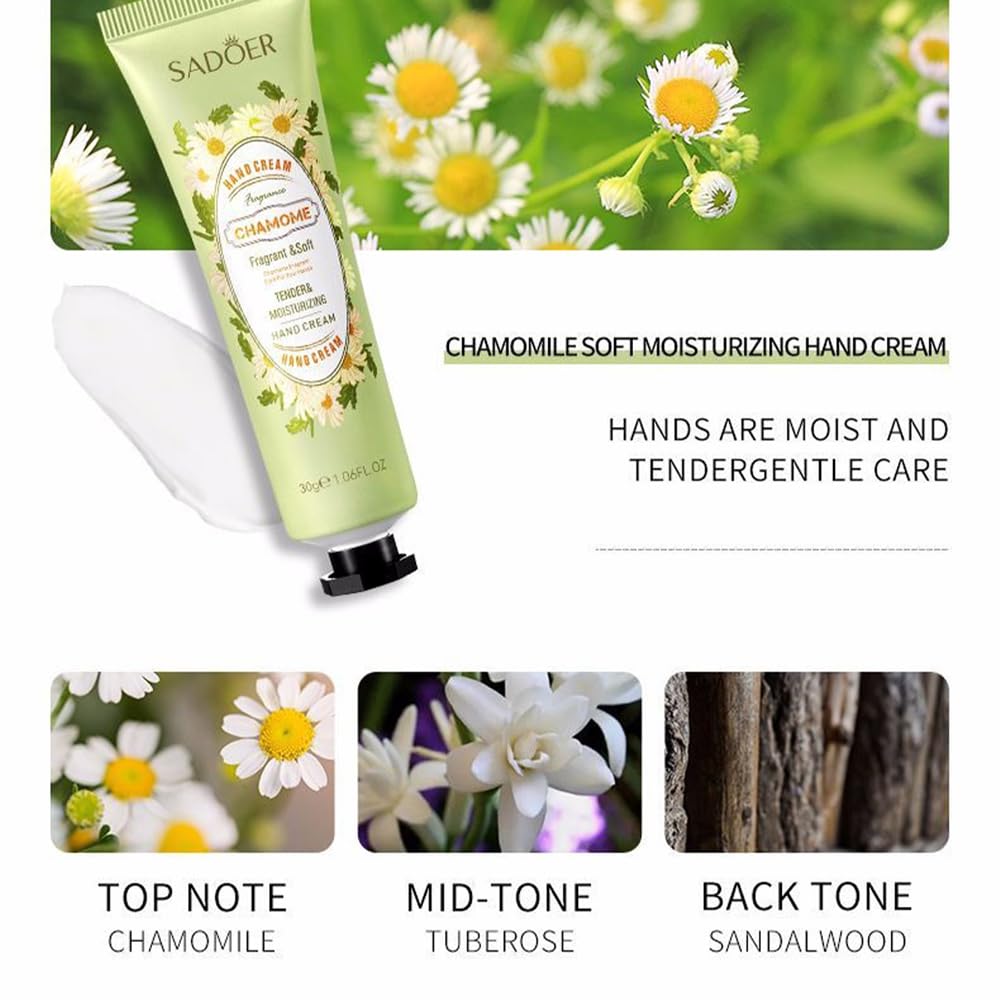 Hand Cream Gift Set, Hand Lotion Gift Kit for Dry Cracked Hands - 5 Packs