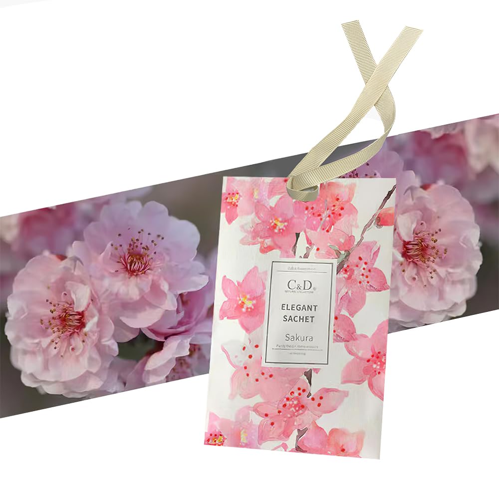 Scent Sachets, Hanging Long Lasting Air Freshener for Wardrobes & Cars Décor 20g