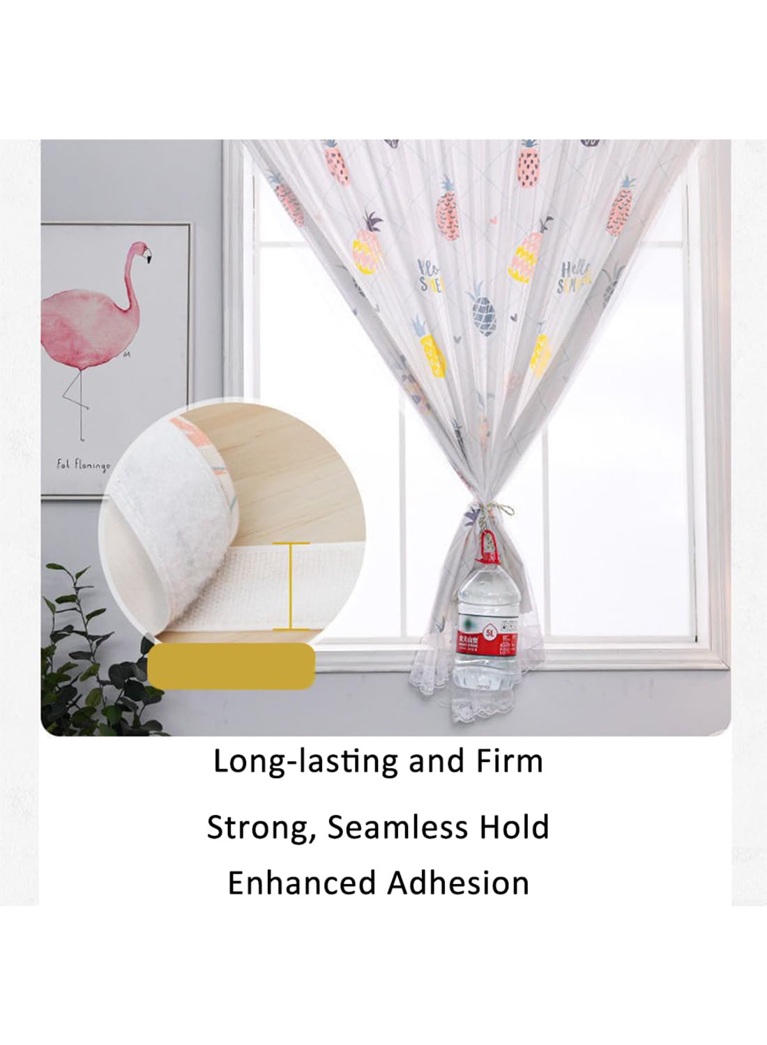 Velcro Double Layer Cartoon Pattern Blackout Curtains,