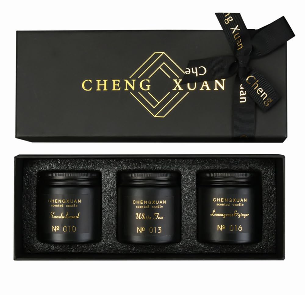 Scented Candle, Luxury Aromatherapy Jar Candle Gifts for Bathroom Office Decor 80g-