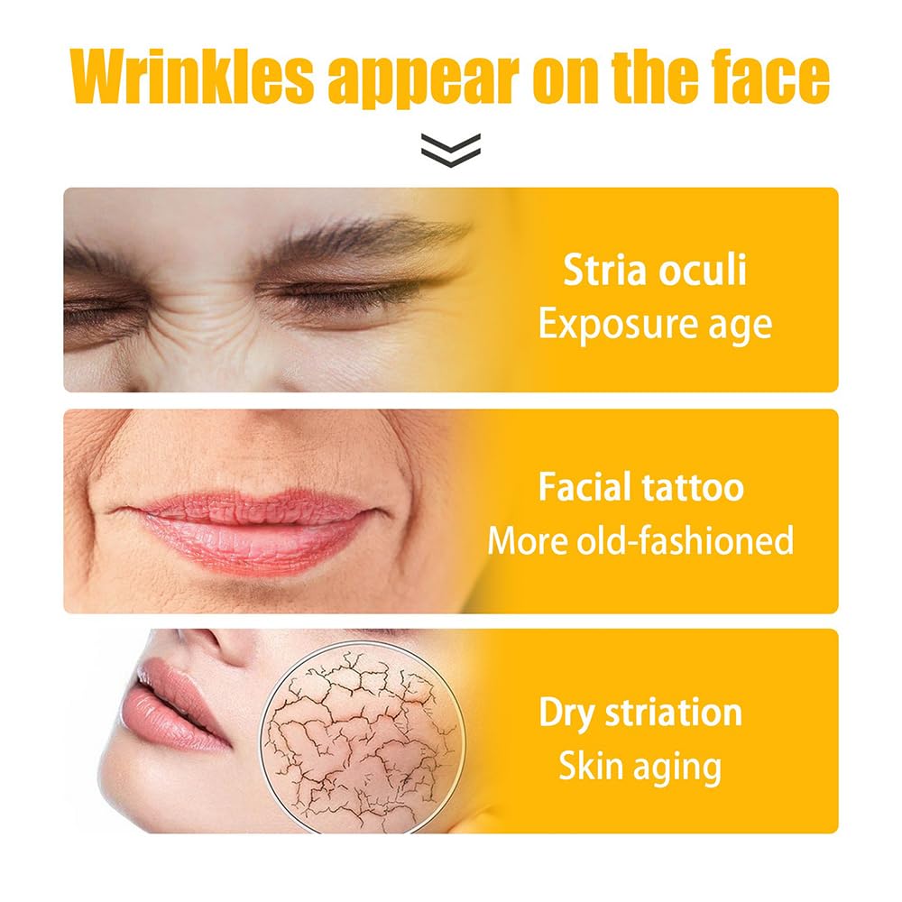 Smile Line Patches, Anti Wrinkle Laugh Line Patches with Hyaluronic Acid & Vitamin E, Anti-Aging Smile Line Remover Pads, Hydrating Forehead Wrinkles Treatment, Mouth Wrinkle Mask (10 Pcs)