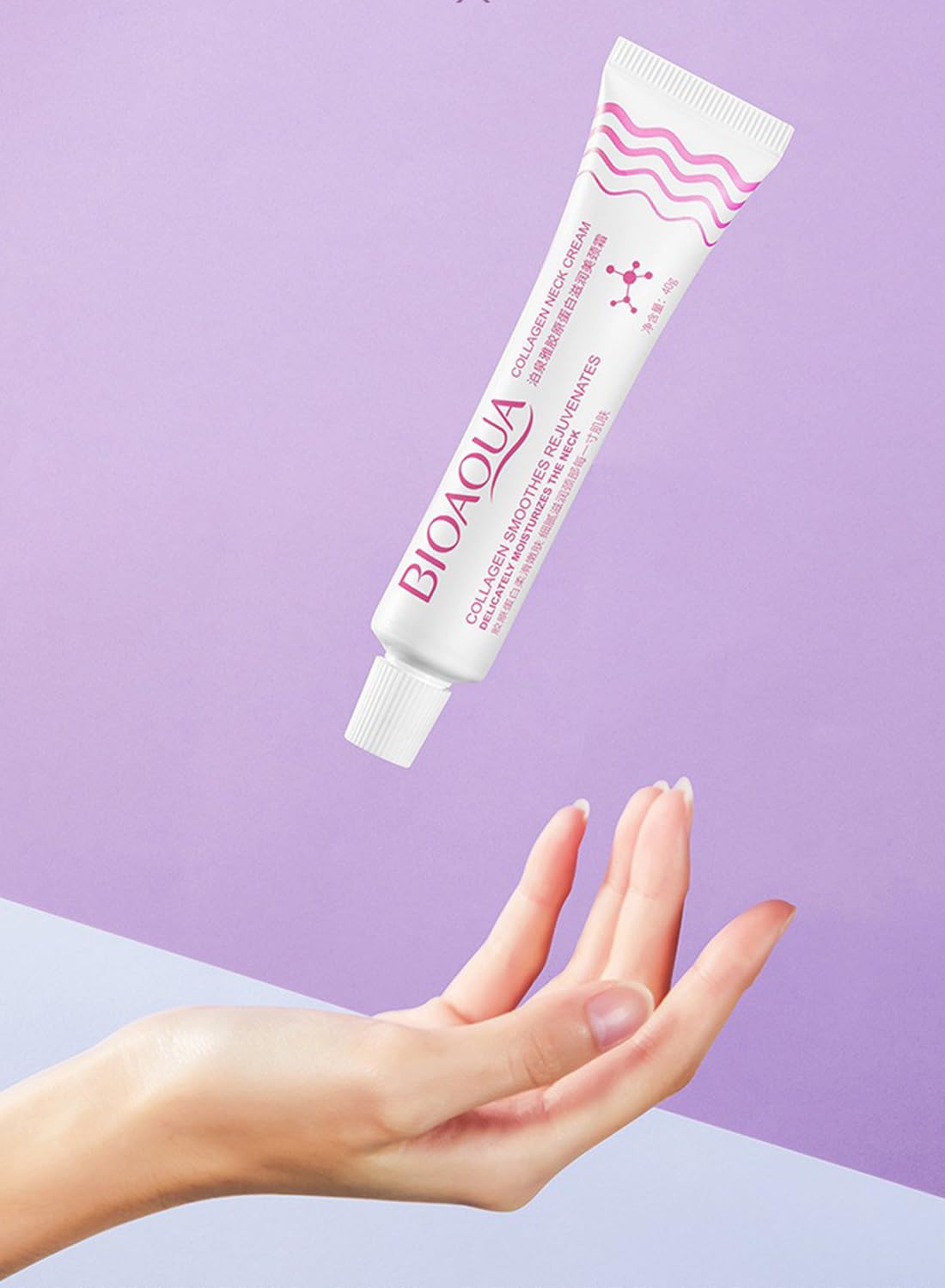 Neck Firming Cream, Anti-Wrinkle Lotion to Diminish Lines, Skin Moisturizer 40g