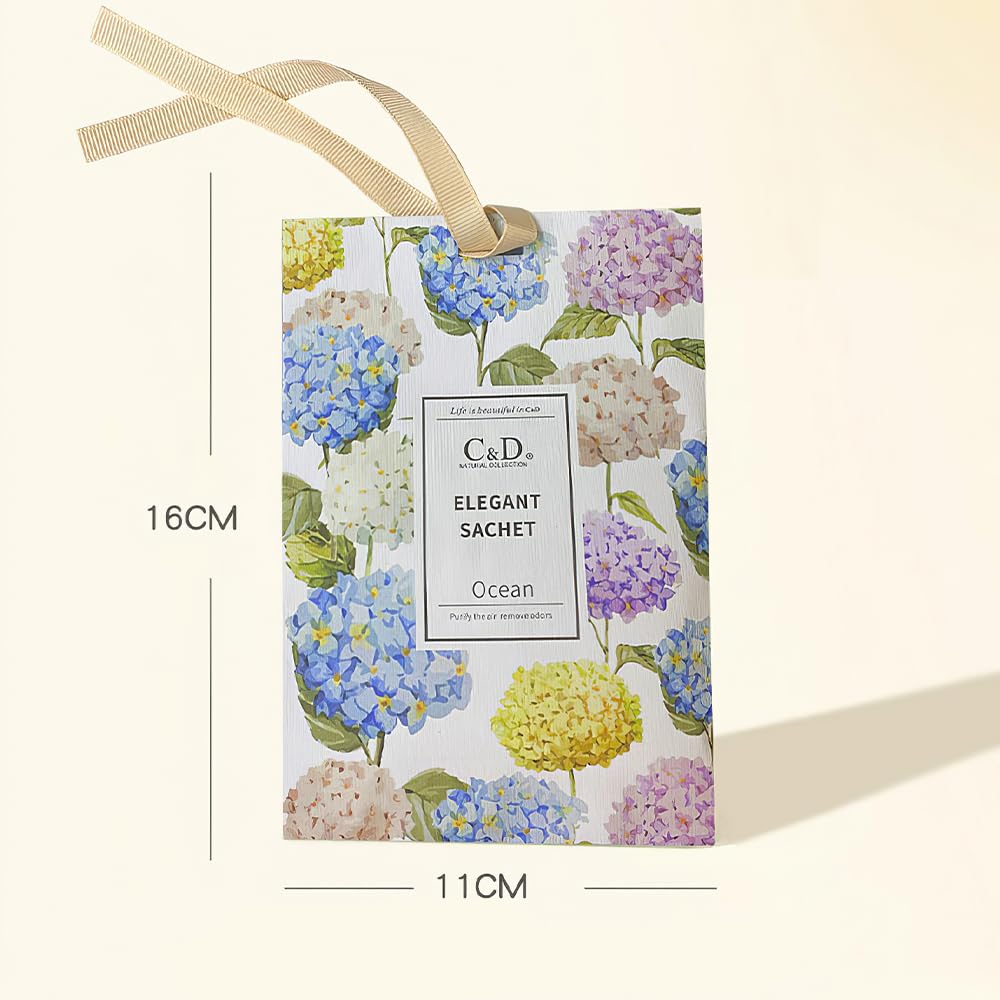 Scent Sachets, Hanging Long Lasting Air Freshener for Wardrobes & Cars Décor 20g