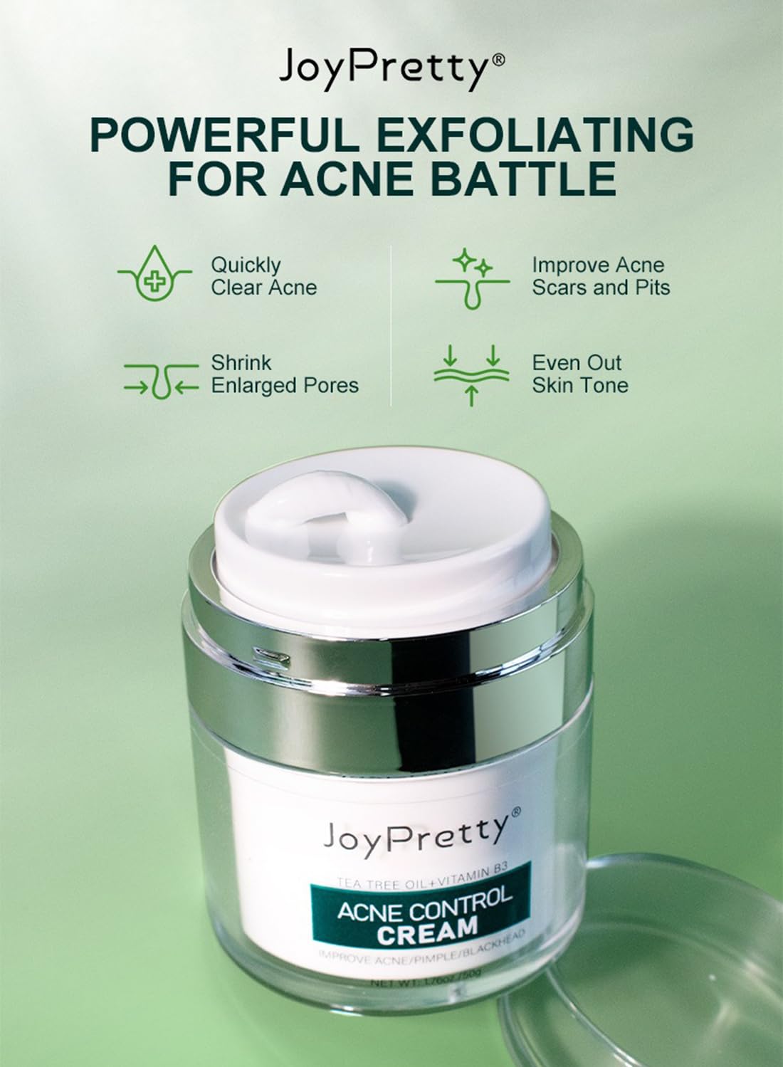 Pore Minimizer Serum, Oil Control Firming Moisturizing Pore Invisible Cream for Blackheads and Pores, Pore Minimizer for Face, Deep Pore Remover, Makes Skin Smooth & Delicate, Tightens Pores 60g