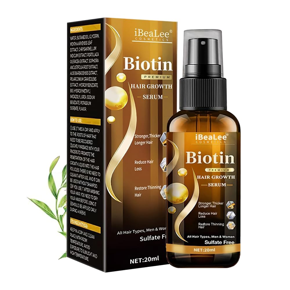 Hair Growth Serum Spray, Anti Hair Loss Hair Regrowth Treatment - 20 ml