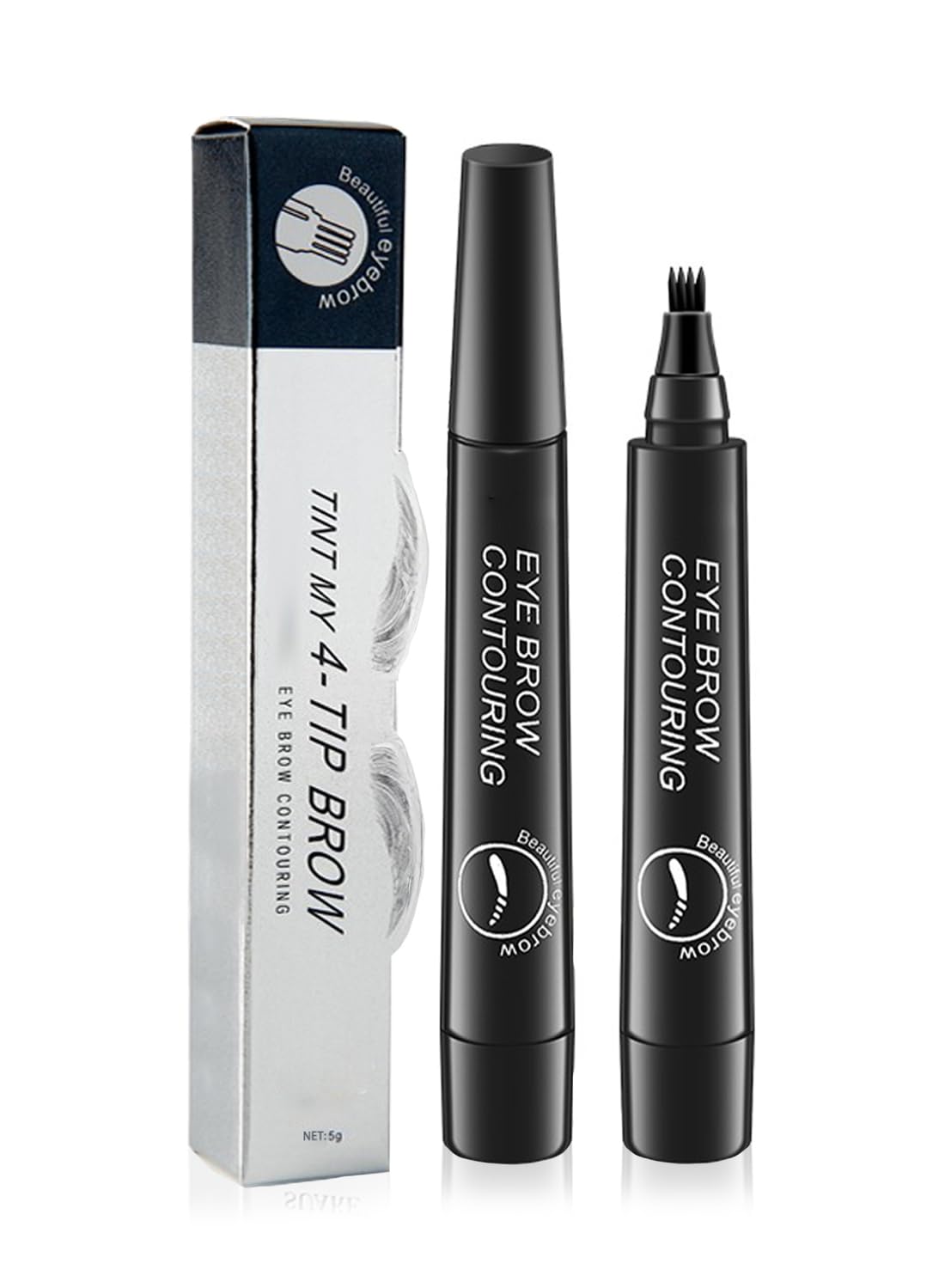 Eyebrow Pen Liquid with Micro-Fork Tip
