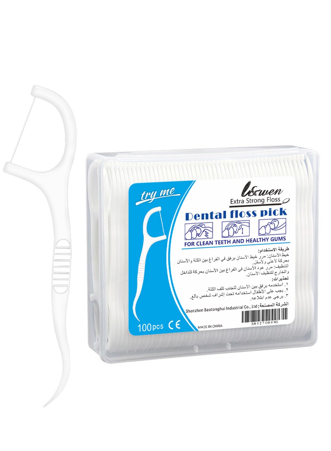 Disposable Dental Floss Picks, Portable Toothpicks Flossers