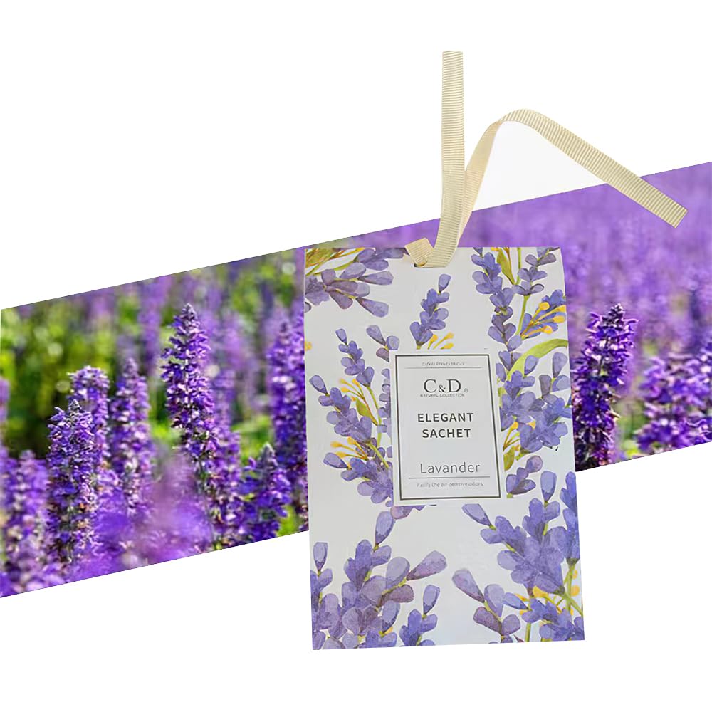 Scent Sachets, Hanging Long Lasting Air Freshener for Wardrobes & Cars Décor 20g