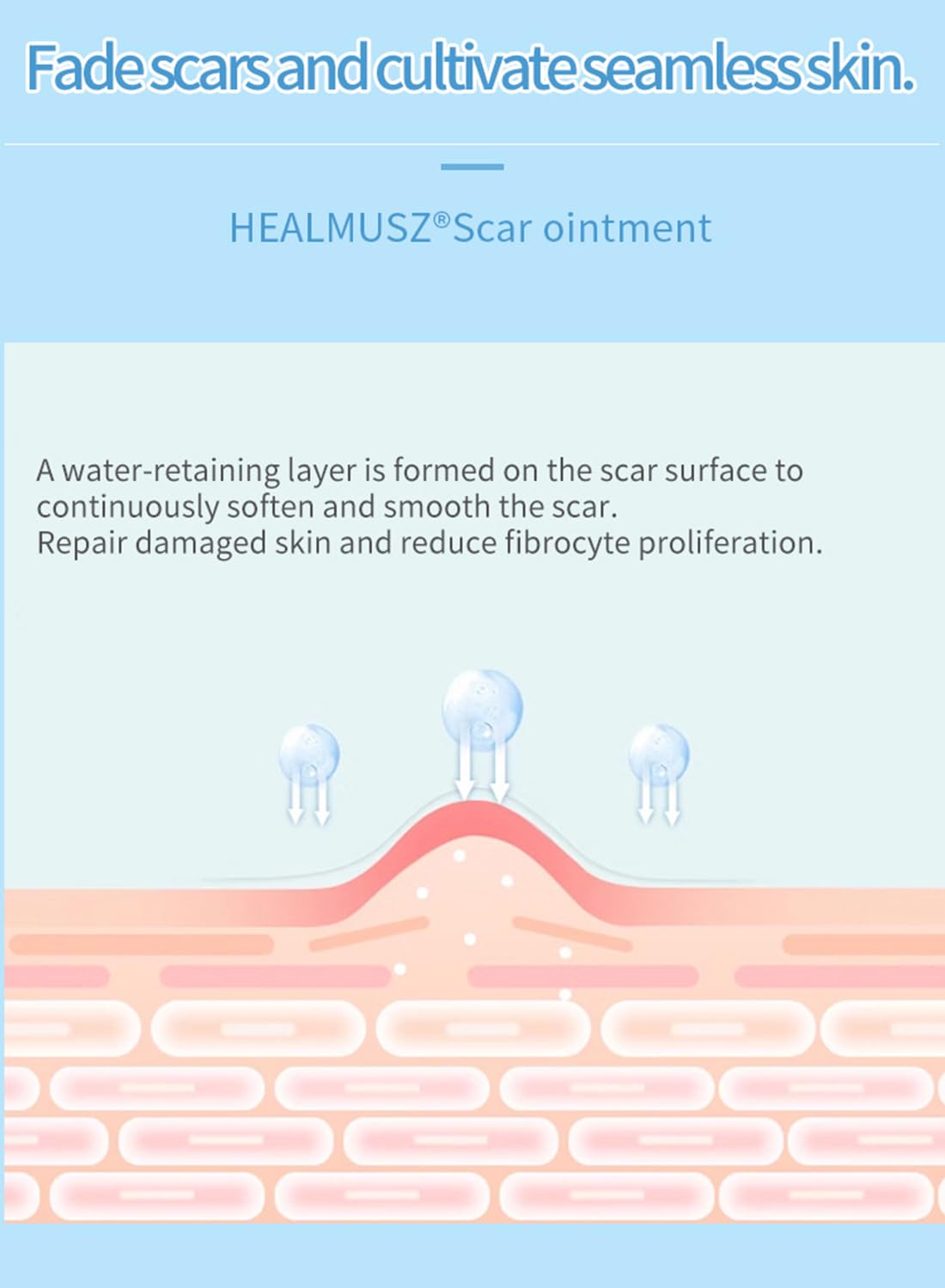 Scar Treatment Effective Safe Scar Removal Cream to Soften and Flatten Scar 20g