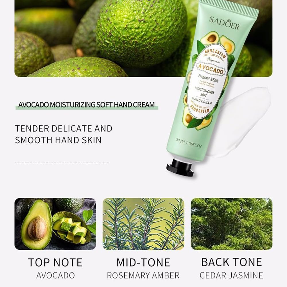 Hand Cream Gift Set, Hand Lotion Gift Kit for Dry Cracked Hands - 5 Packs