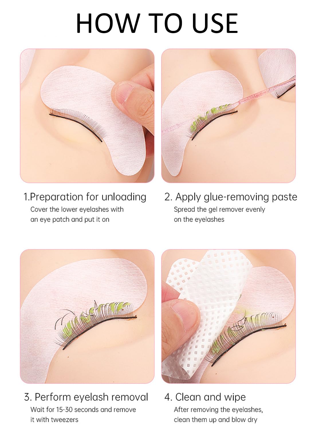 Lash Glue Remover, Eyelash Extension Remover Cream Supplies for Beauty Salon 5g