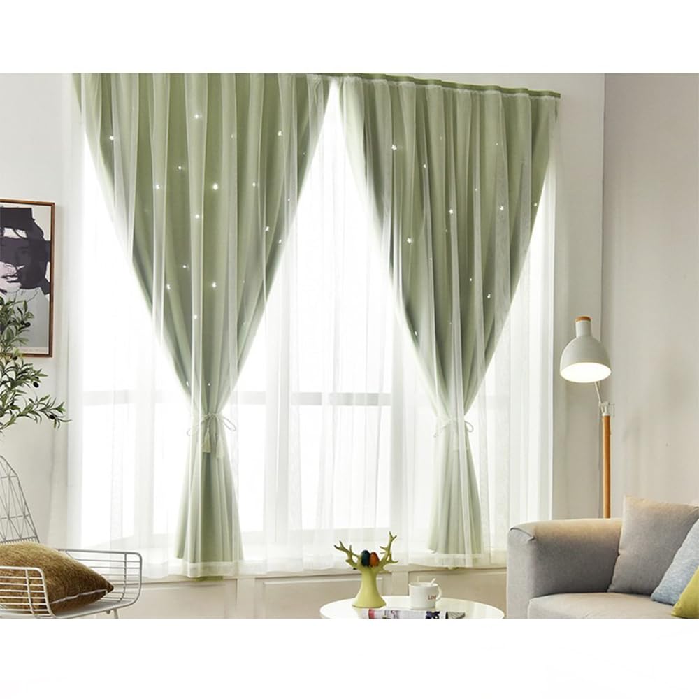 Velcro Blackout Curtains, Without Rods Curtains