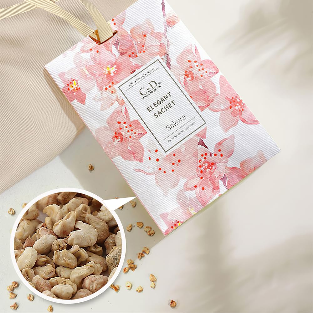 Scent Sachets, Hanging Long Lasting Air Freshener for Wardrobes & Cars Décor 20g