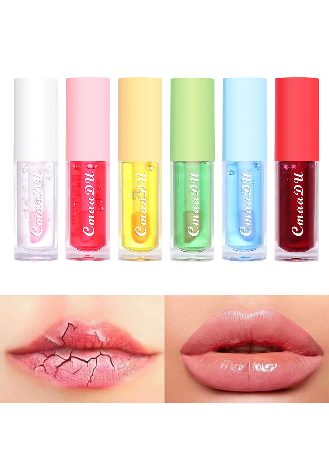 Cmaadu Color Change Lip Plumper 6Pcs