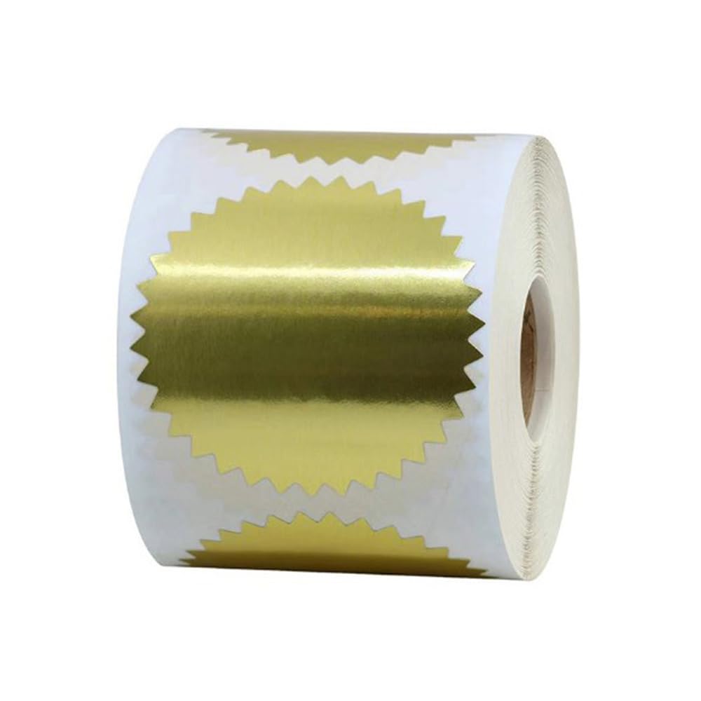Steel Stamped Embossed Stickers