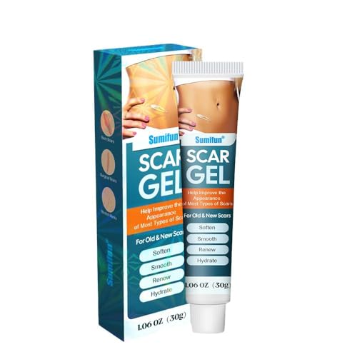 Scar Gel, Advanced Silicone Scar Removal Cream for Old & New Scars, 30g