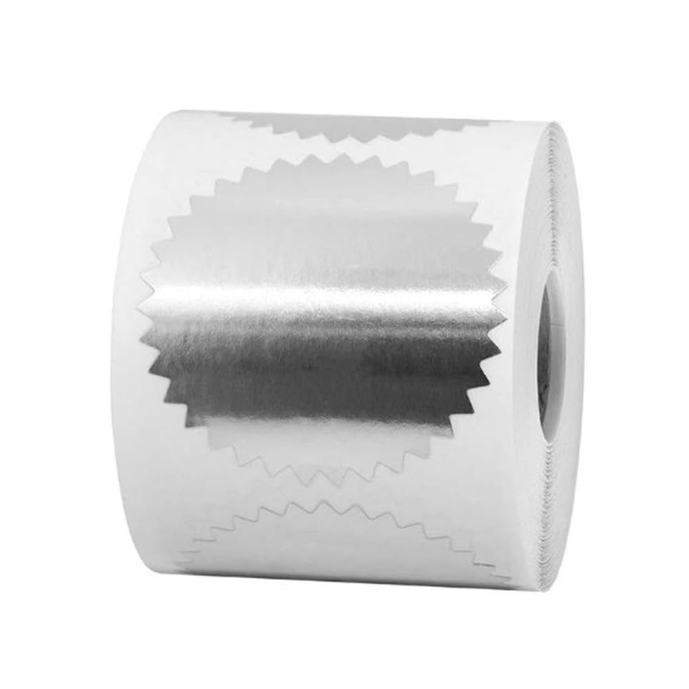Steel Stamped Embossed Stickers