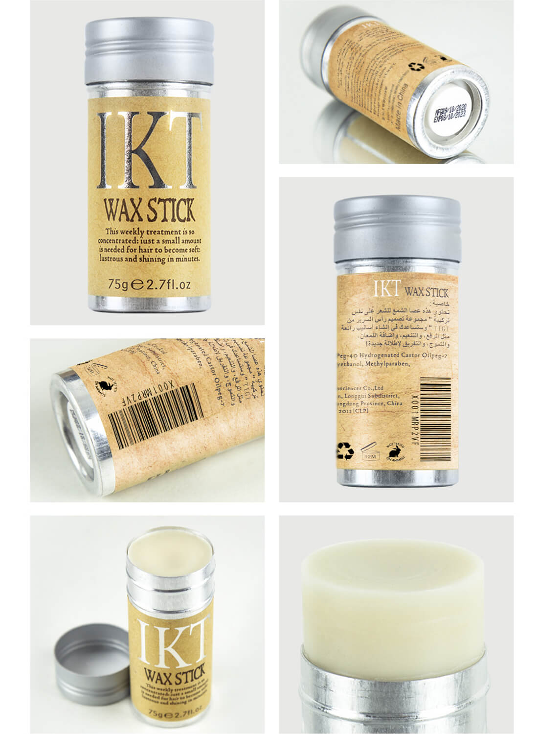 IKT Hair Wax Stick Non-greasy 75g