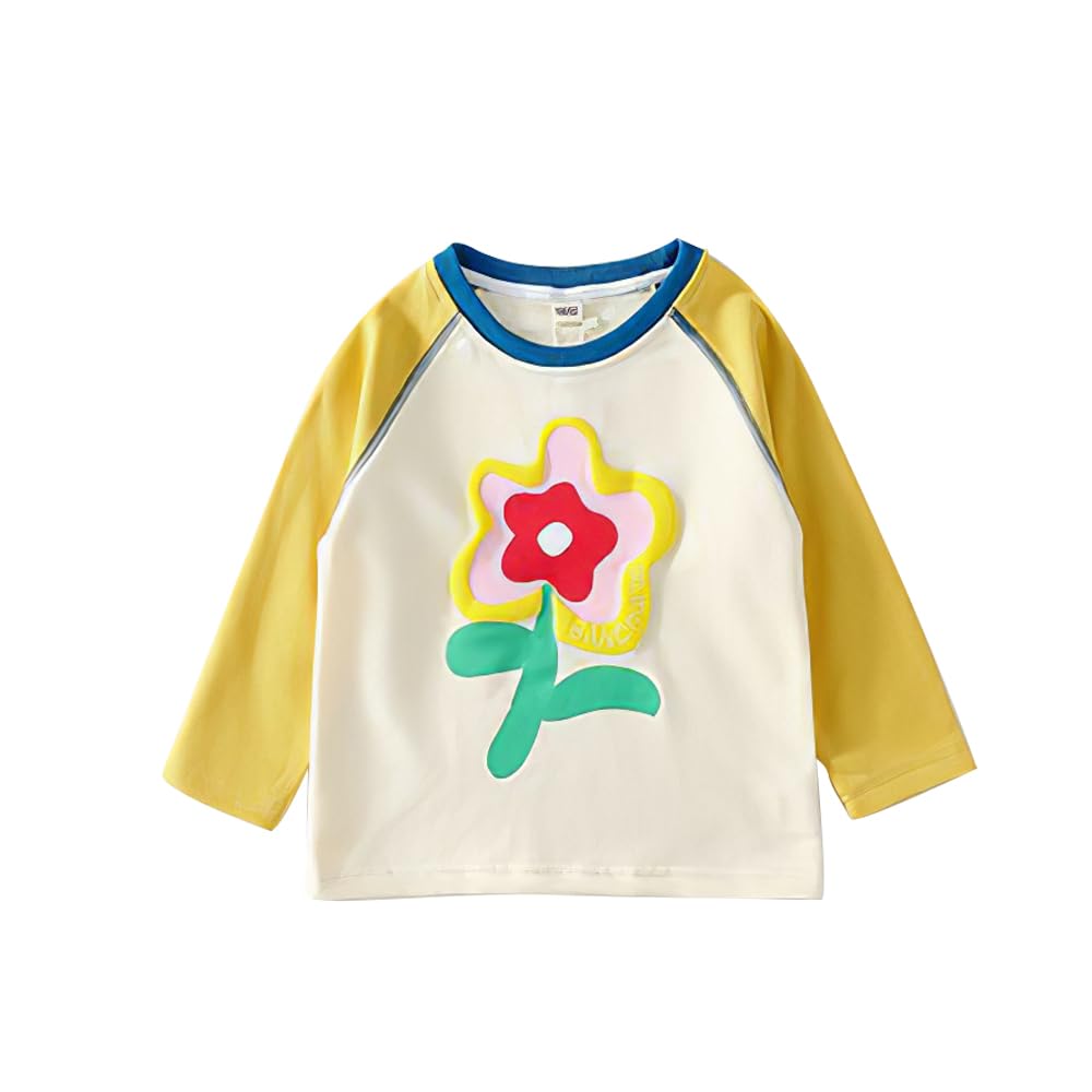 L&Wen Girls Crewneck Raglan Long Sleeves T-shirt