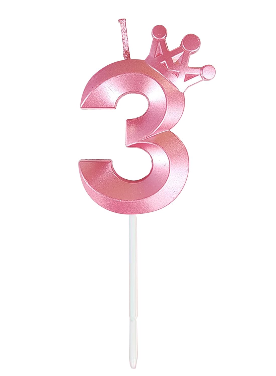 l&Wen Birthday Candles Twisted,  Long Thin Spiral Candle with Holders for Wedding Party Decorations (6 Pcs, Silver Twisted Collection)