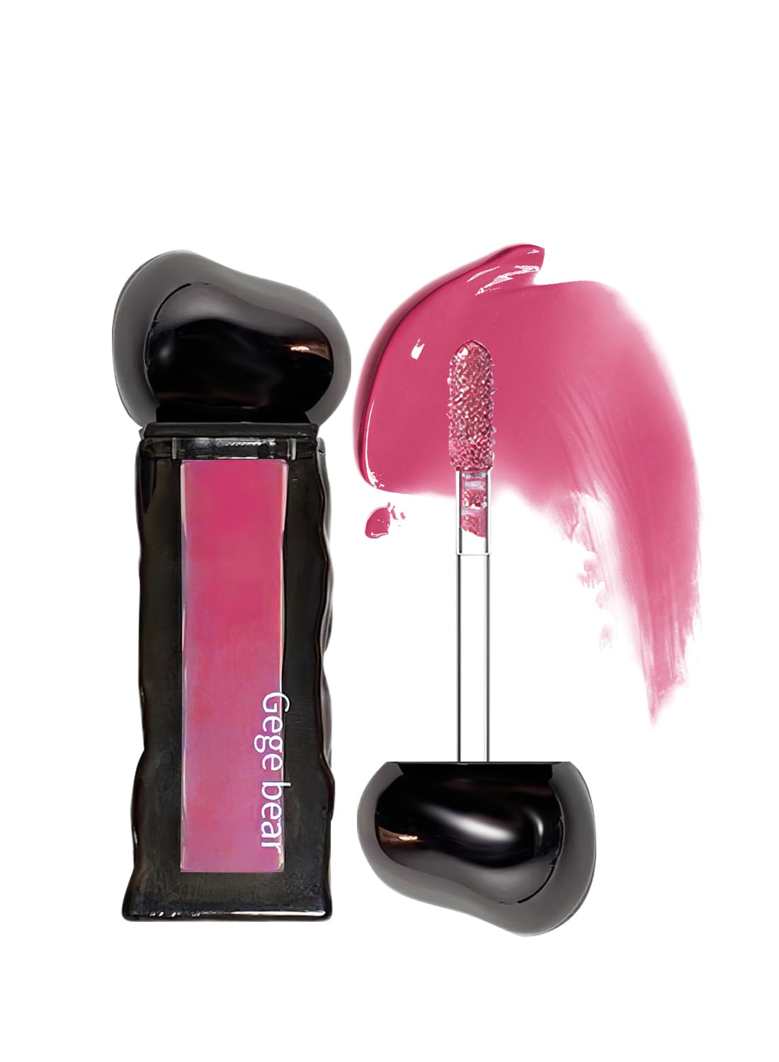 Lip Gloss, Mirror Glossy Ultra Hydrating Long Lasting Nonstick Cup Moisturizing High Pigmented Liquid Lipstick, Plump Lips and Improve Complexion