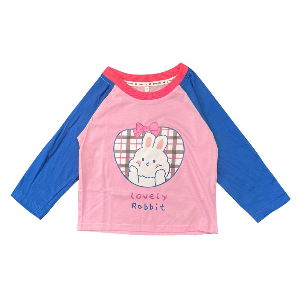 L&Wen Girls Crewneck Raglan Long Sleeves T-shirt