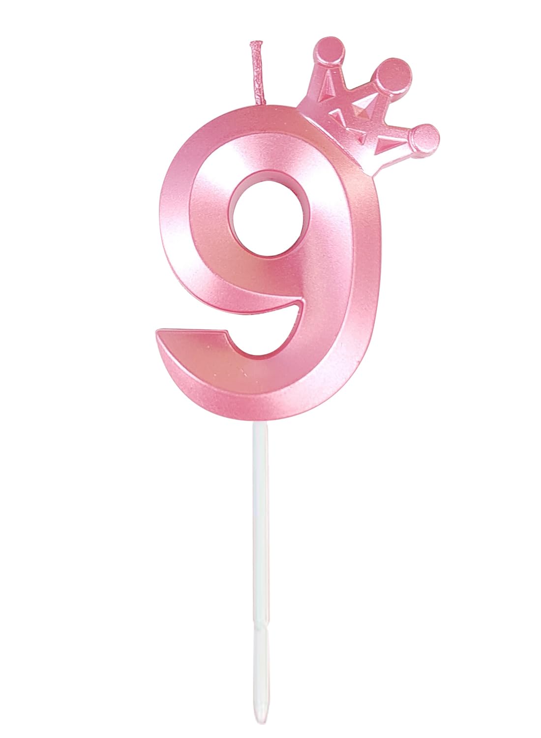 l&Wen Birthday Candles Twisted,  Long Thin Spiral Candle with Holders for Wedding Party Decorations (6 Pcs, Silver Twisted Collection)